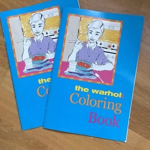 Andy Warhol coloring books!